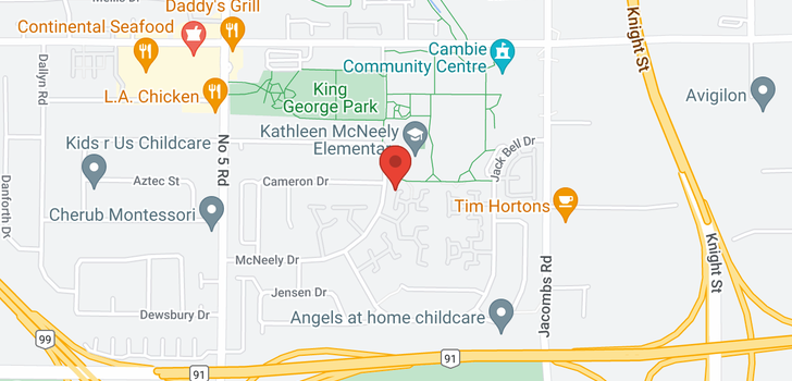 map of 89 12500 MCNEELY DRIVE